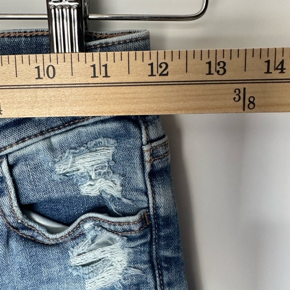 American Eagle Outfitters Light Blue Skinny Jeans size 0 - Picture 4 of 11